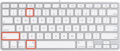 keyboard shortcut for print screen mac keyboard in windows